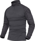 MAGCOMSEN Men's Tactical Military Shirt 1/4 Zip Long (Style 3SMT)