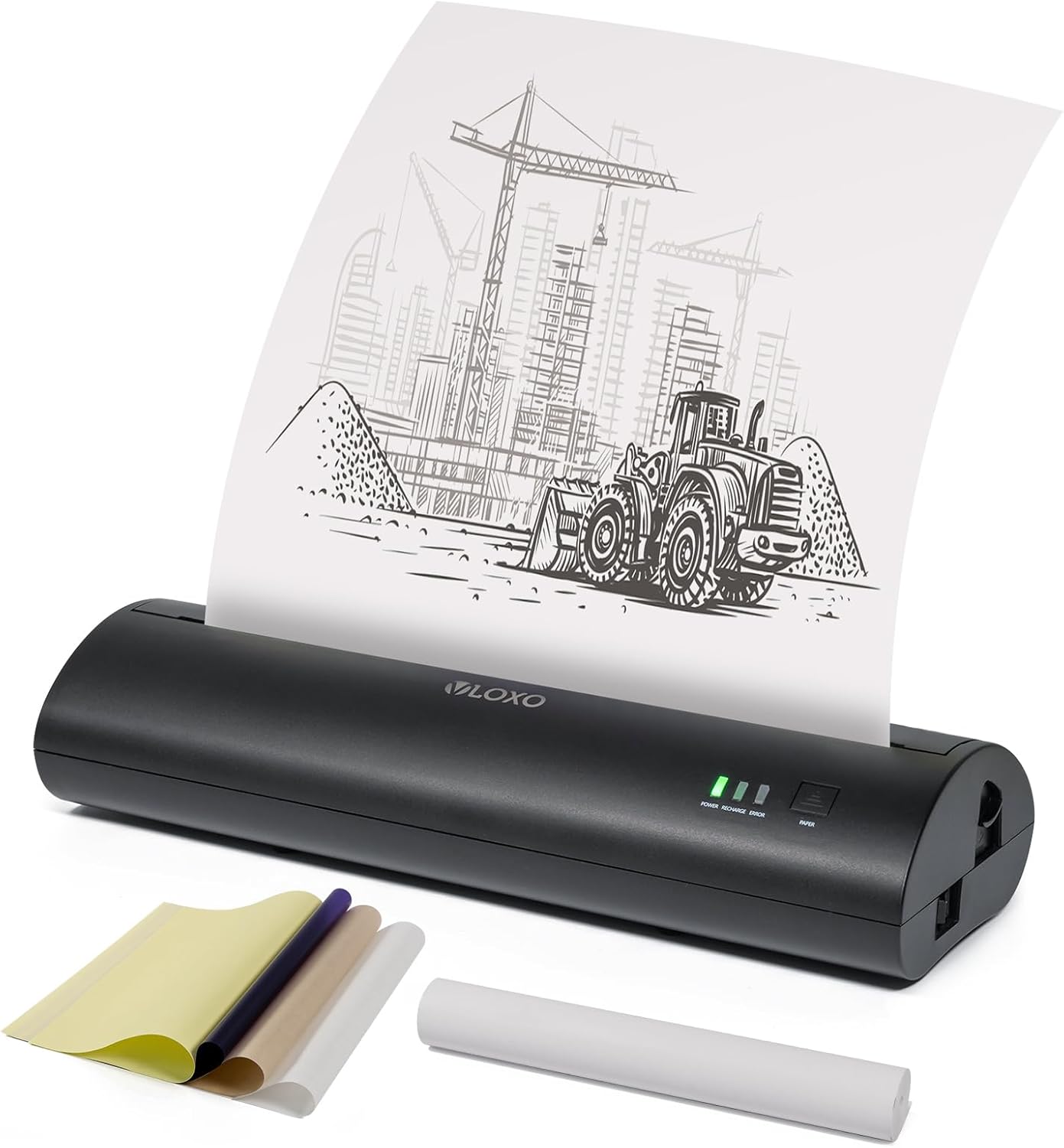 Cordless Inkless Portable Printer by VLOXO