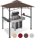 5x8ft Grill Gazebo Canopy for Patio - Shade and Convenient BBQ Setup