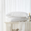 EVERLY 100% Linen Pillowcases Set of 2 26x26 in - Soft Washed Flax