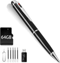 1080P Nanny Camera Pen with 64G Memory - Discreet Portable Recorder