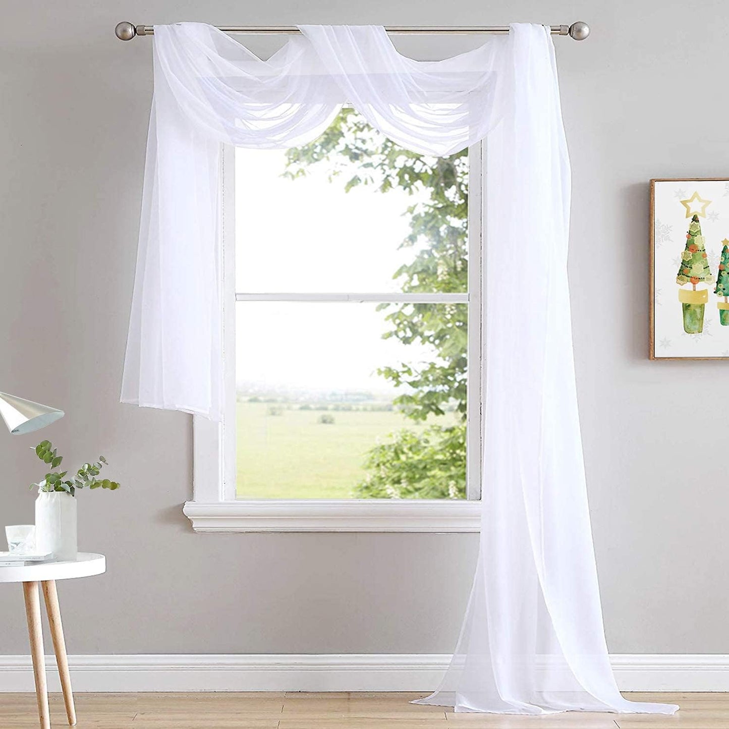 NICETOWN Sheer Canopy Curtains - Elegant Wedding Decor