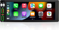 6.9 in Single Din Touchscreen Radio with Wireless CarPlay & Android