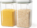 Pop Airtight Food Storage Containers Set with Lids - Stackable Pantry