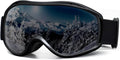 Ski Snowboard OTG Goggles for Men Women Youth - Anti Fog UV400