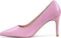 Womens Pointed Stiletto Pumps 3.14 in - Elegant Pull On Heels