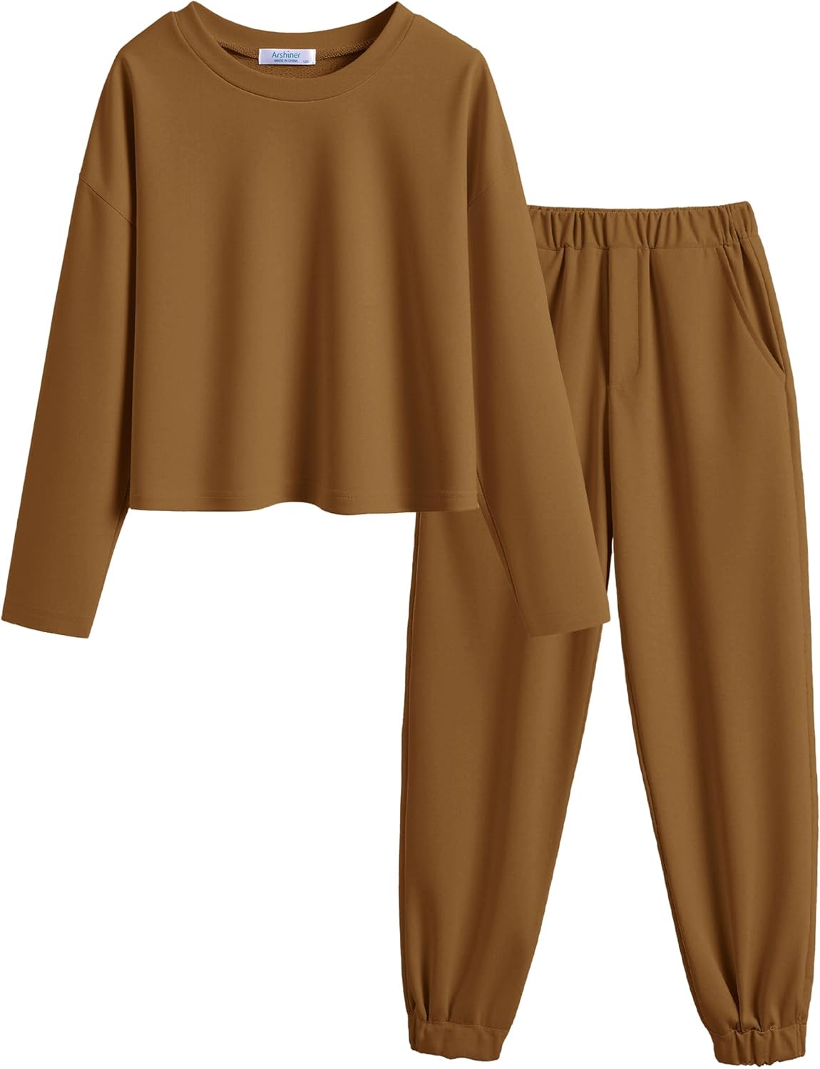 Arshiner Girls Tie Dye Sweatsuits Set for Ages 5-14 Y