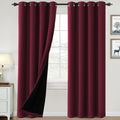 H.VERSAILTEX 100% Blackout Curtains 84 in - Thermal Insulated Panels