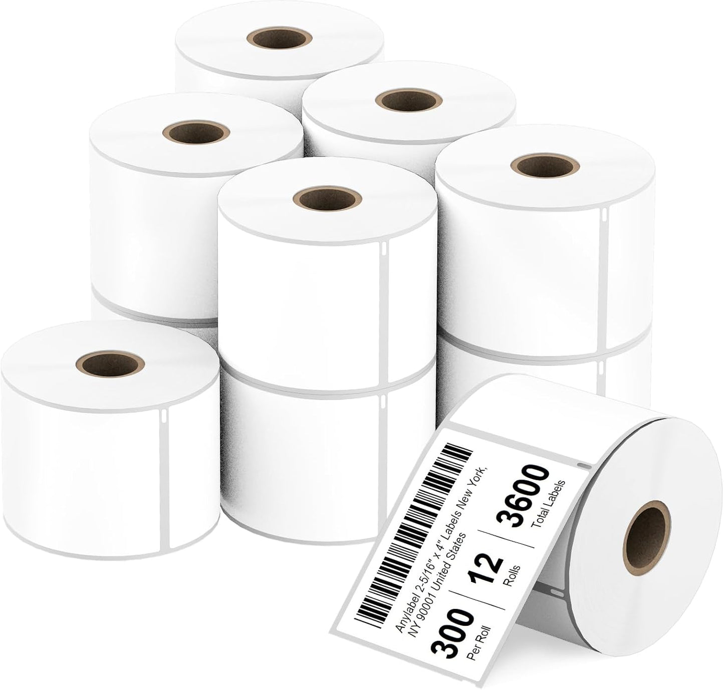 Compatible 2-5/16in x 4in Direct Thermal Labels for Shipping