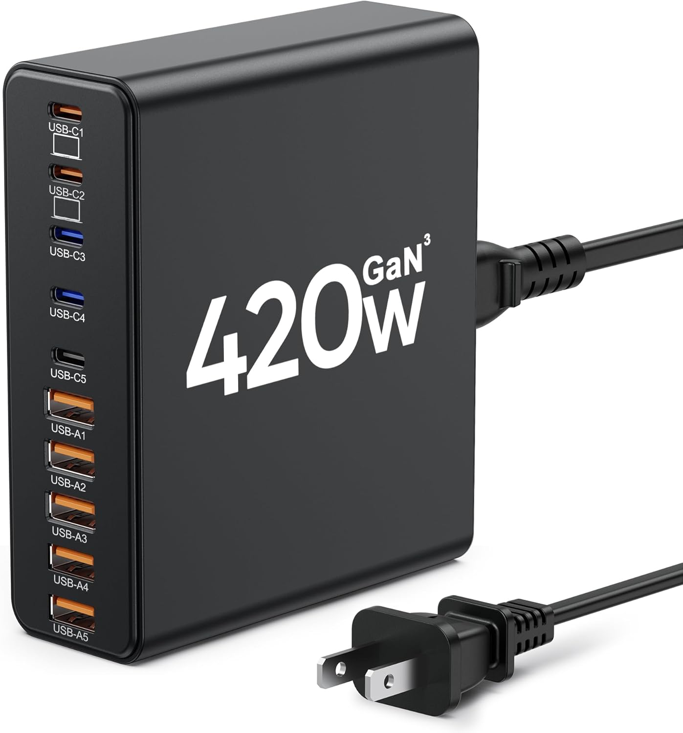 420W USB C Charger Block for Fast Charging Multiple Devices