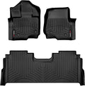 Custom Fit FloorLiners for Ford F-150 SuperCrew Black - Fold Flat Fit