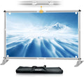 EMART 10x8 ft Heavy Duty Banner Backdrop Stand Kit - Stable Adjustable