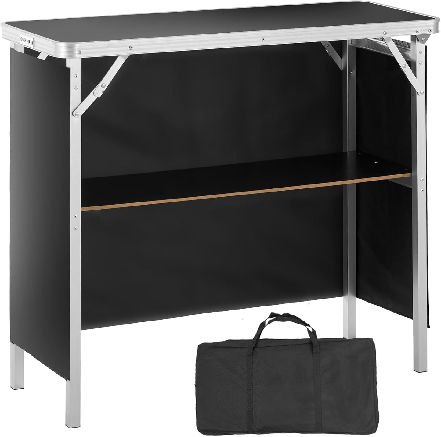 VEVOR Folding Portable Bar Table for Indoor and Outdoor Events