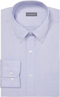 Van Heusen Men's Dress Shirt Regular Fit Pinpoint Solid - Classic