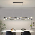 Modern Pendant Lights Fixture 39in Aluminum LED Chandelier - Dimmable