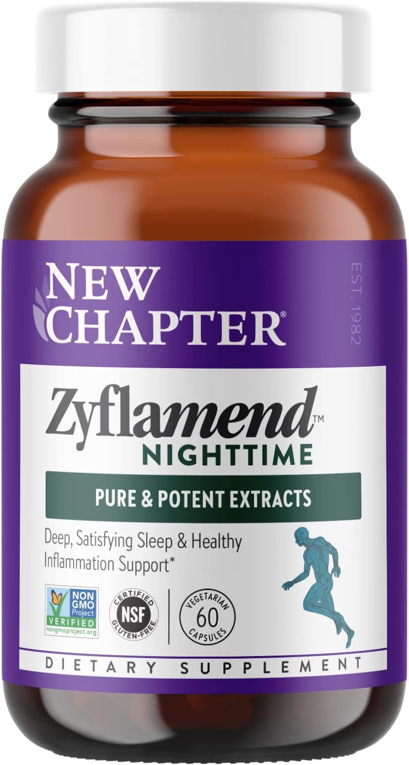 New Chapter Sleep Aid Zyflamend Nighttime for Natural Sleep Support
