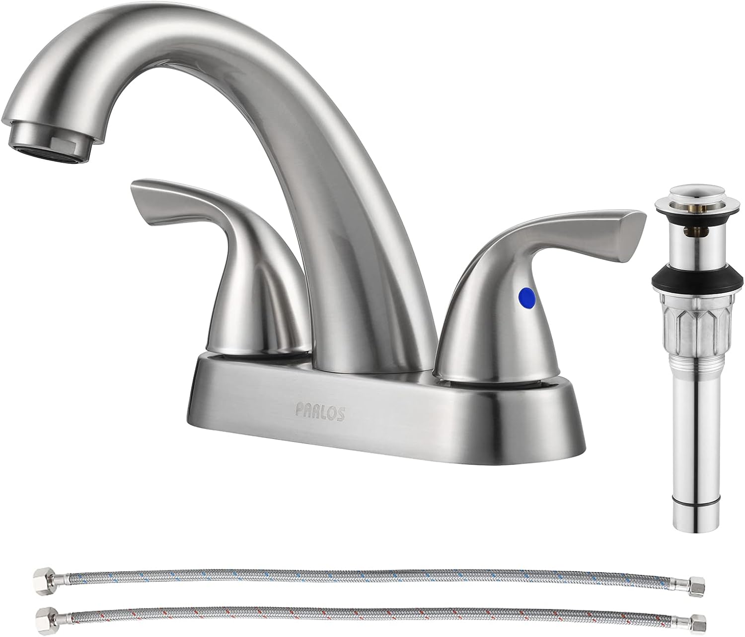 PARLOS 2-Handle Bathroom Sink Faucet with Drain Assembly