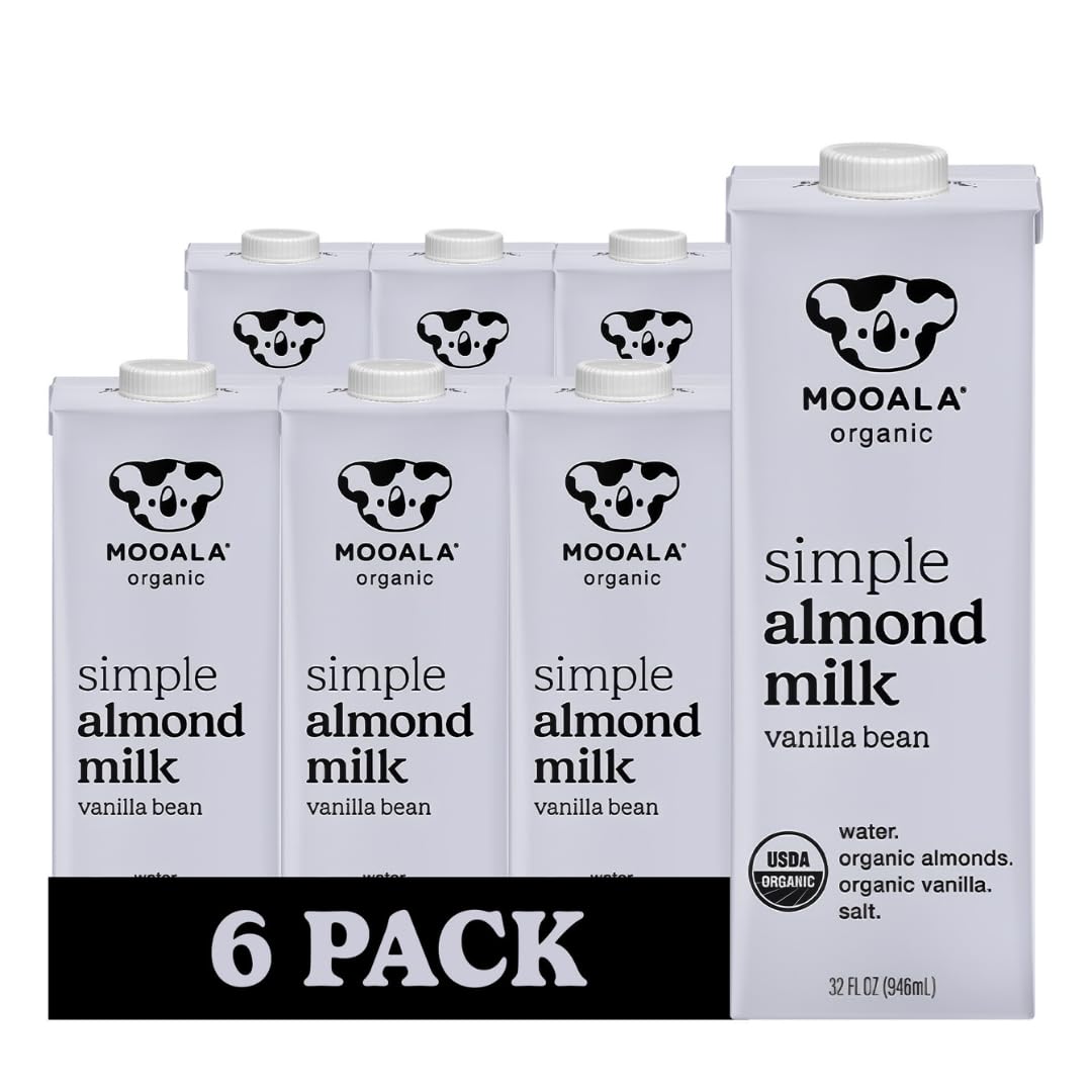 Mooala Organic Simple Almond Milk Vanilla - Pure Plant Based Goodness