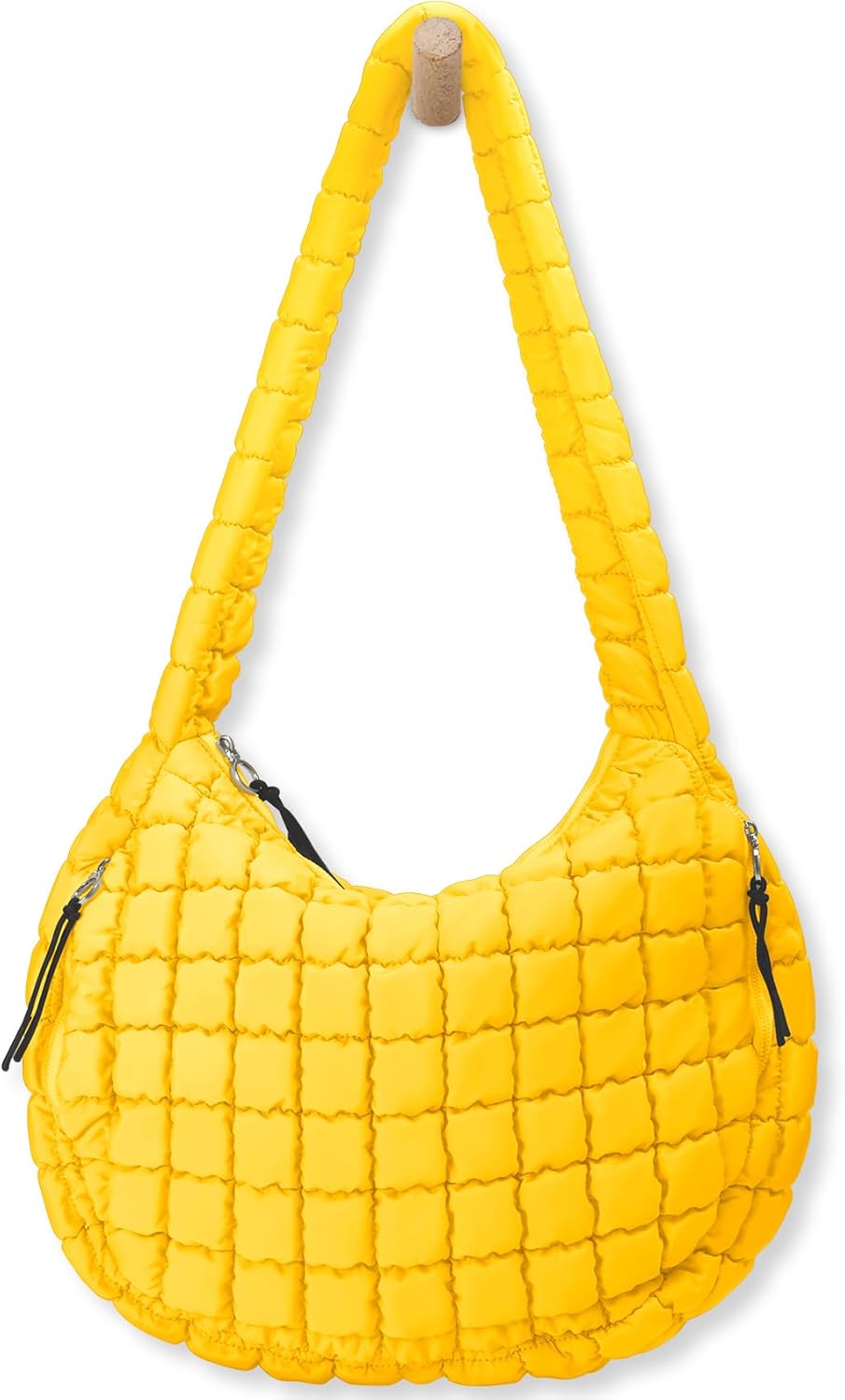 Large Quilted Puffer Tote Bag for Women - Stylish and Versatile
