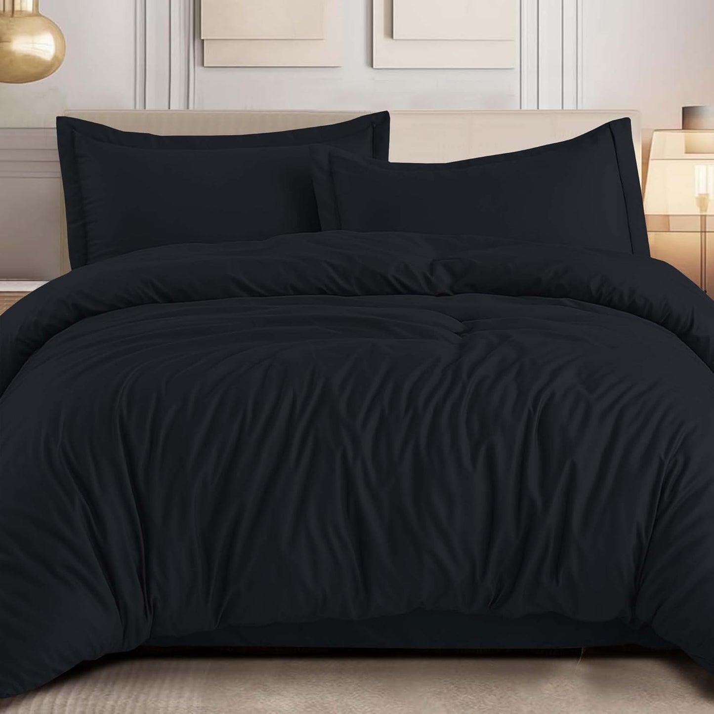 Luxury King Size Duvet Cover Set for Hotels and Airbnbs