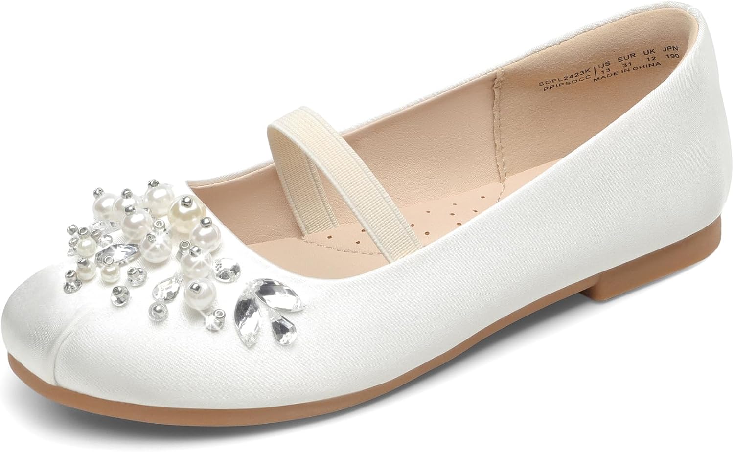 DREAM PAIRS Girls Ballet Flats for Daily, Wedding, and Party Use