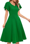 Wedding Guest Dresses for Women Vintage Fit and Flare (Style 5Z1W)