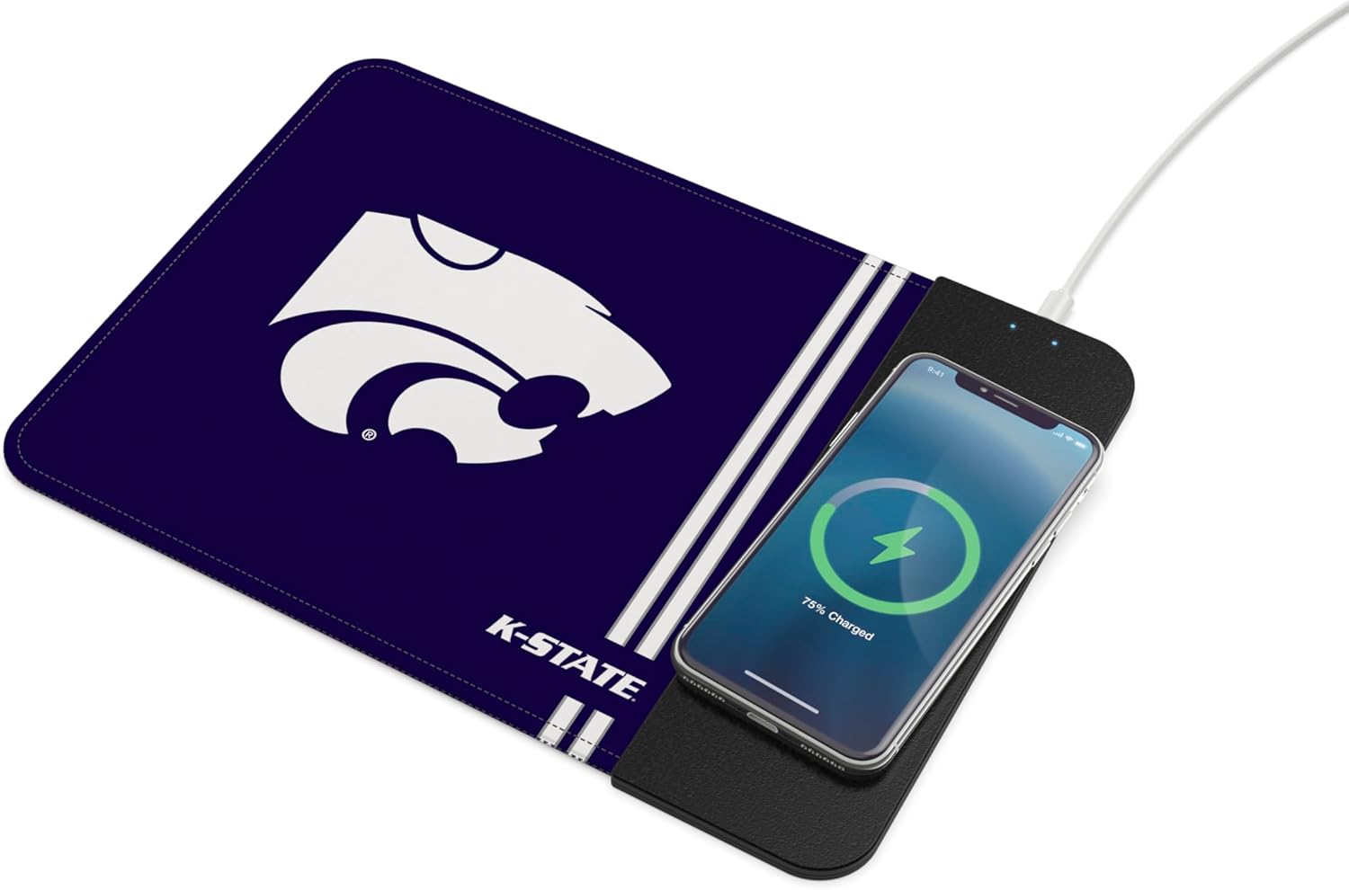 SOAR NCAA Unisex Wireless Charging Mouse Pad for Qi Devices