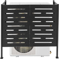 Iron Privacy Screen for Outdoor AC Units by HuaShuani