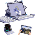 Keyboard case for iPad 9th 8th 7th Gen 10.2 in - Rotating Stand