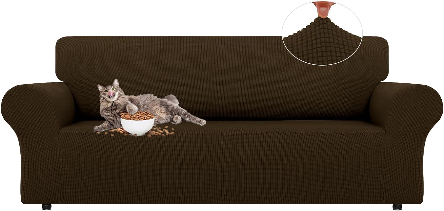 LURKA Stretch Sofa Slipcovers for 3 Cushion Couch Protection