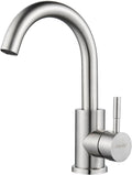 Wet Bar Sink Faucet Single Hole Brushed Nickel - Modern Single Handle