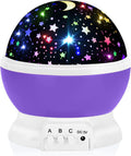 Star Projection Night Light for Kids - Soothing Rotating Sky Projector