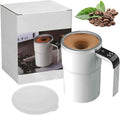 Rechargeable Self Stirring Coffee Mug - Hands-Free Brewing!
