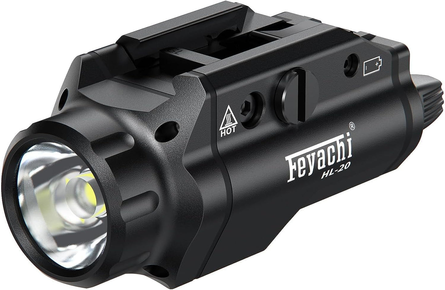 Feyachi HL-20 Pistol Light 1500 Lumen Tactical Flashlight