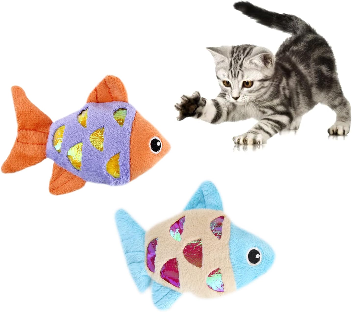 Interactive Catnip Fish Toys For Indoor Cats