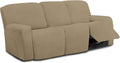 Microfiber Stretch Recliner Sofa Slipcover 3 Seat - Soft Fitted