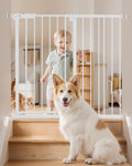 VEVOR Baby Gate 26-40 in Width, 36 in High - Secure One-Hand Walk-Thru