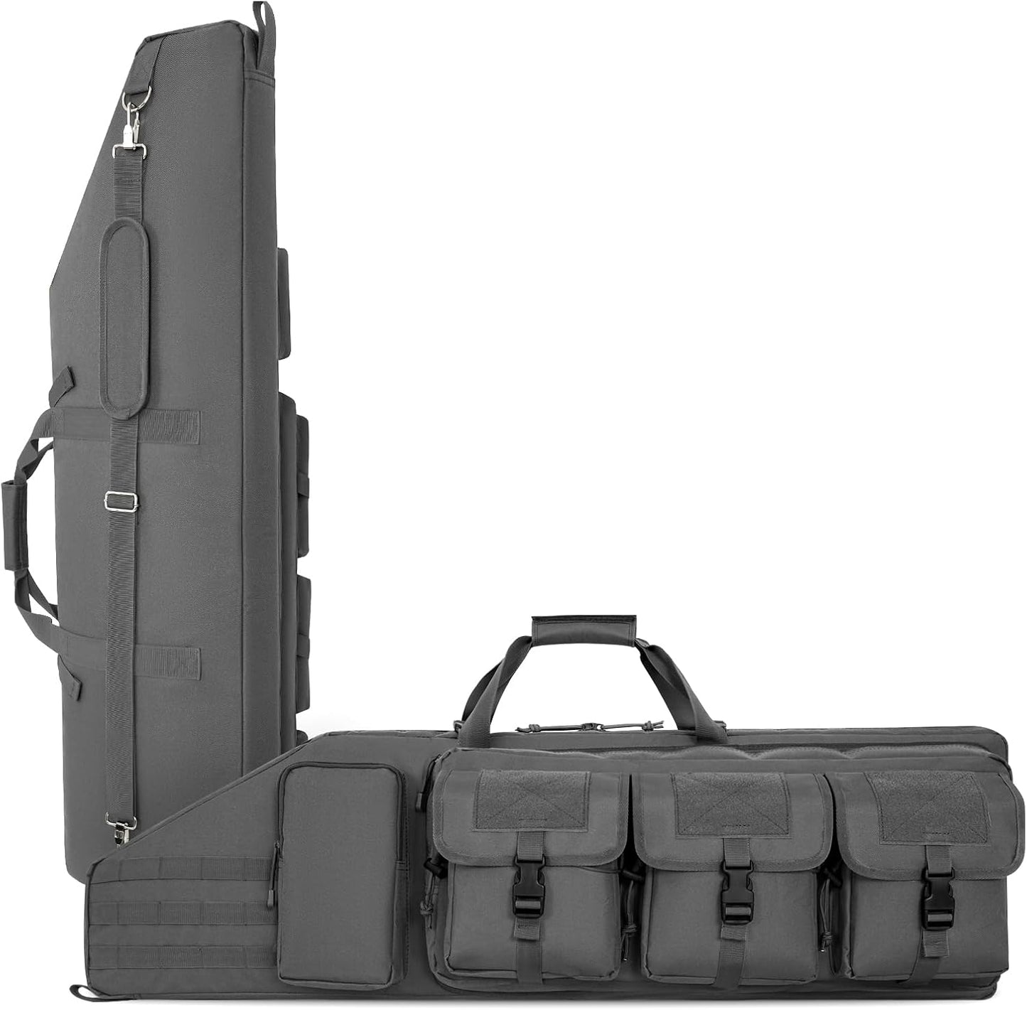DULCE DOM Double Rifle Case for Tactical Backpack & Shooting