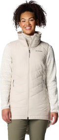 Columbia Womens Heavenly II Long Vest - Warm, Water-Resistant Layer