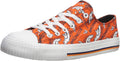 Women's FOCO Canvas Sneakers with NFL Team Inspired Glitter