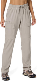 Womens Convertible Hiking Pants with Zip-Off Legs - Quick Dry