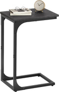 VASAGLE C-Shaped End Table for Couch - Slim Space-Saving Side Table