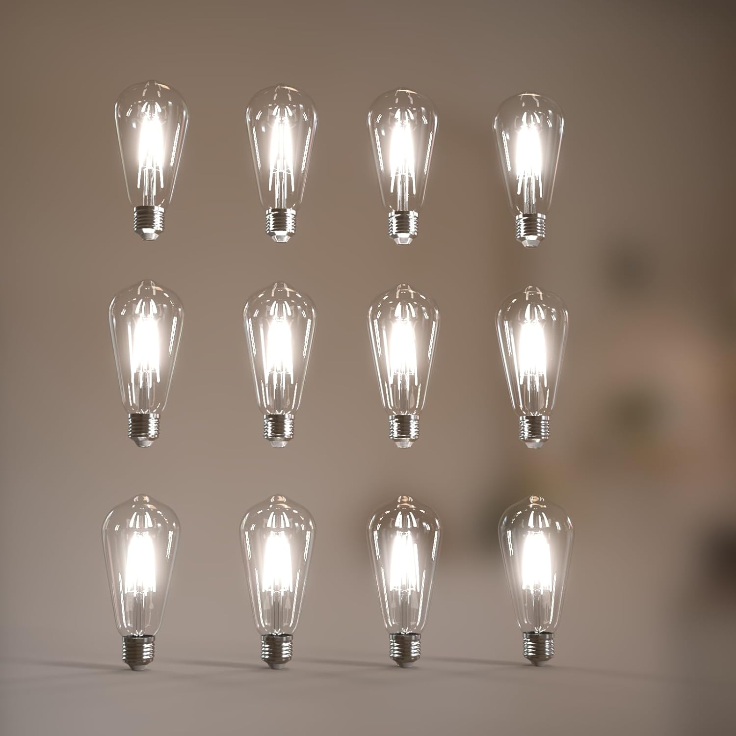 Edison Bulbs 6W E26 LED Bulb 60 Watt Equivalent for Home