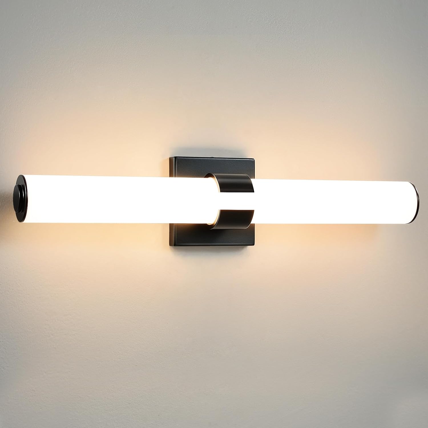 Modern Black Vanity Lights for Bathroom, 22.8 Inch LED Fixture