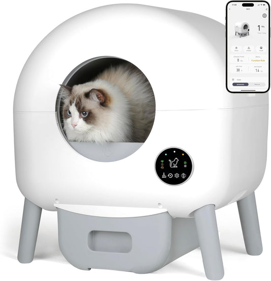 Automatic Self-Cleaning Litter Box - Mess-free Pet Maintenance!