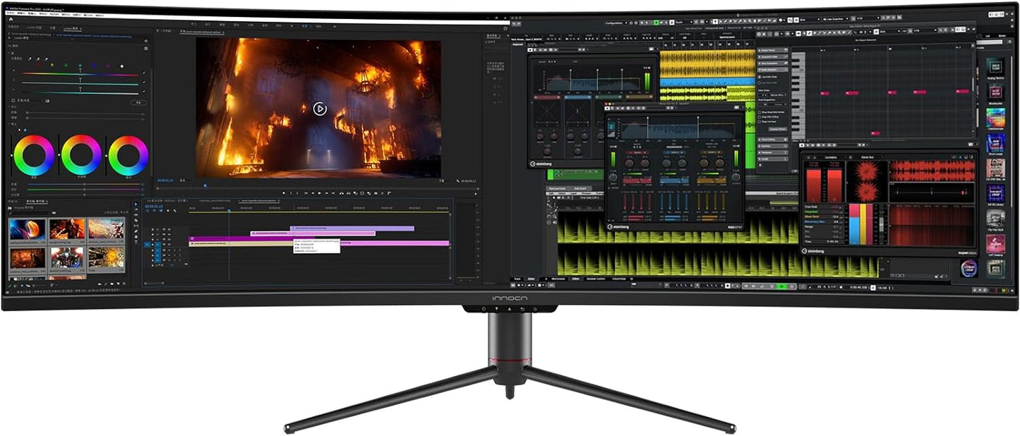 INNOCN 49 Curved Gaming Monitor - Immerse in Stunning Ultrawide 32:9 Visuals