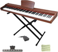 Longeye Piano Keyboard 88 Keys Wooden Electric Piano - Semi-Weighted