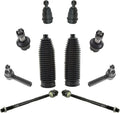 Front Steering & Suspension Kit Ball Joint Rack & Pinion Bellow