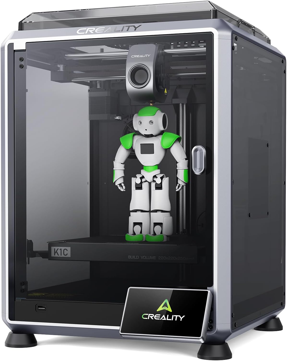 Creality K1C 3D Printer: High Speed, Robust Extruder, AI Camera