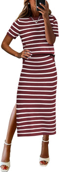 ANRABESS Womens 2 Piece Outfits for Summer Travel and Style